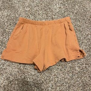 Orange Aerie Sweat shorts